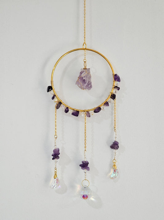 Amethyst Circle Suncatcher