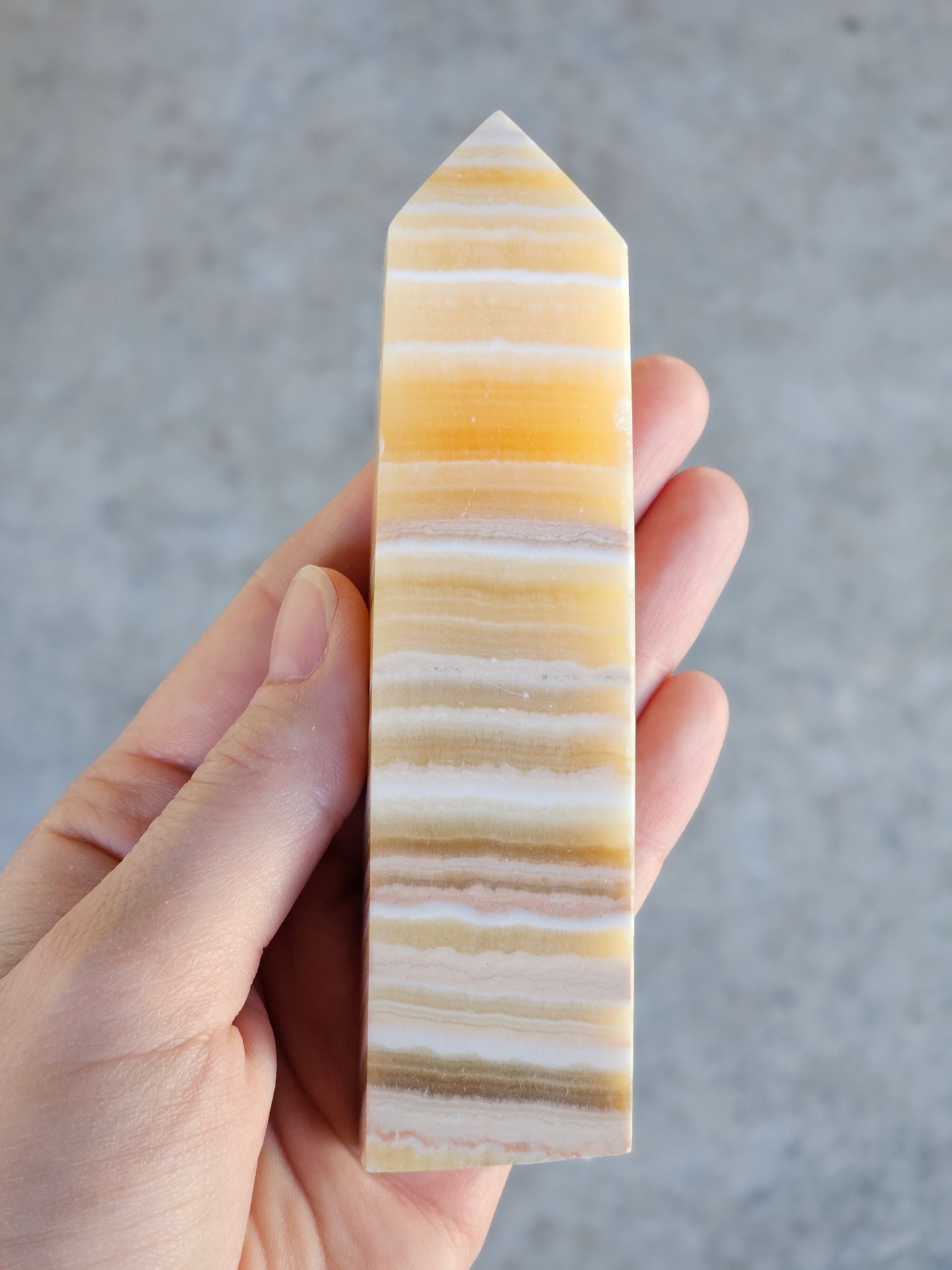 Yellow Calcite Tower