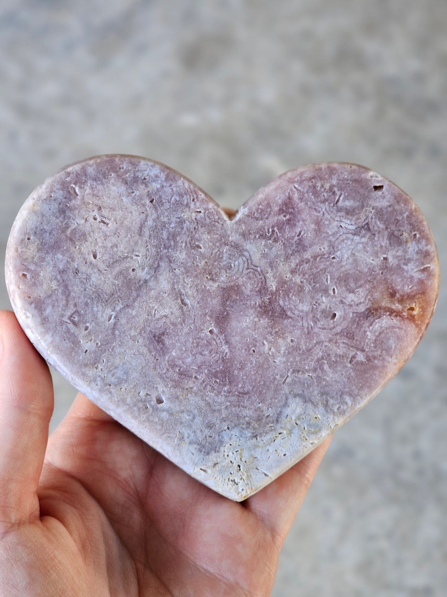 Pink Amethyst Heart