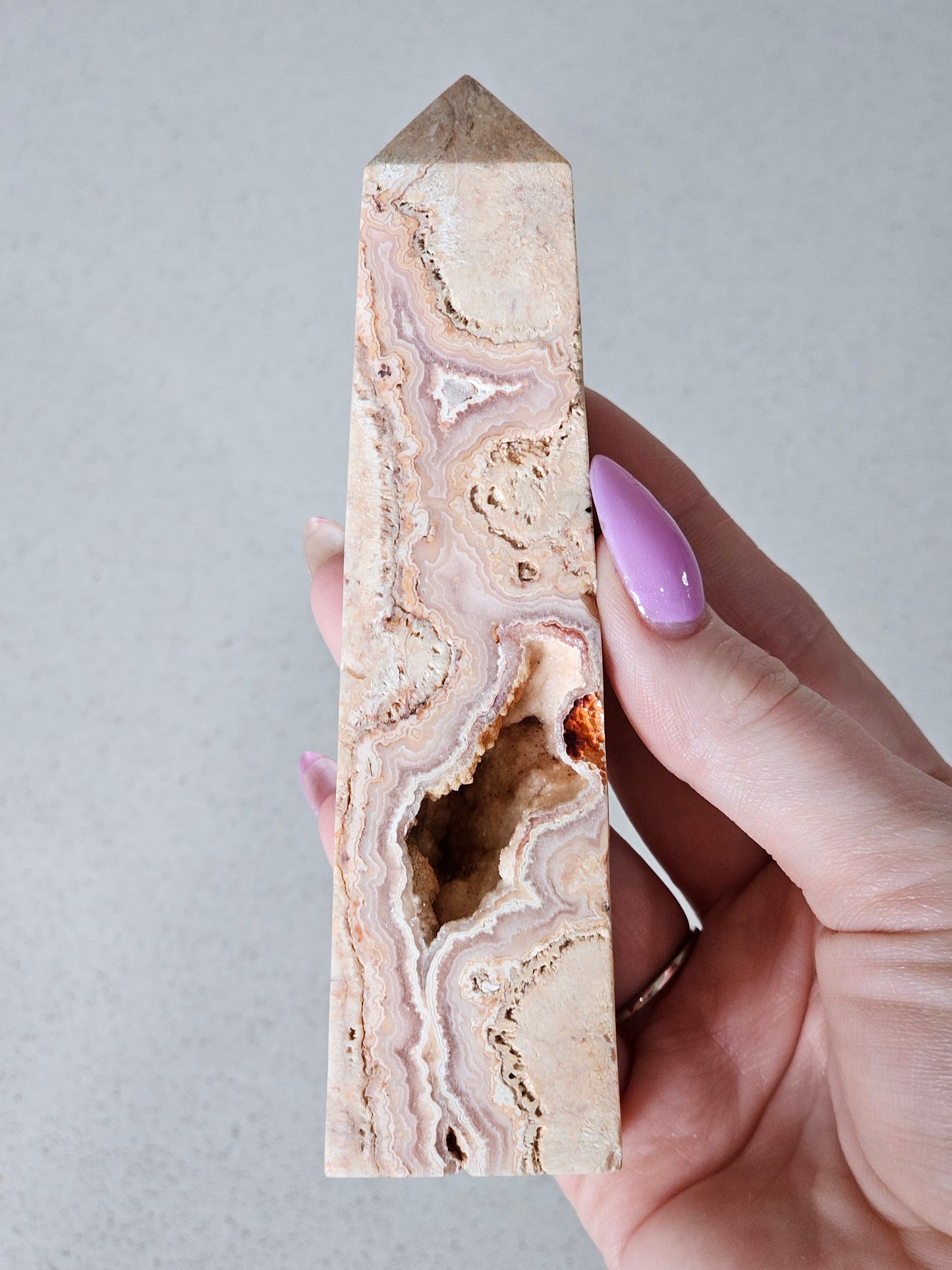 Pink Crazy Lace Agate