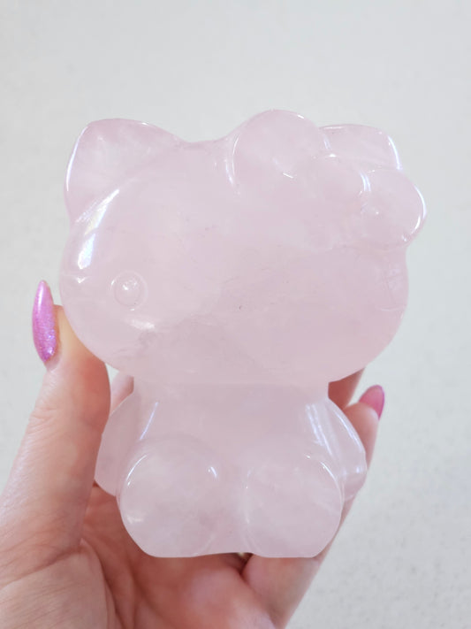 Rose Quartz Hello Kitty