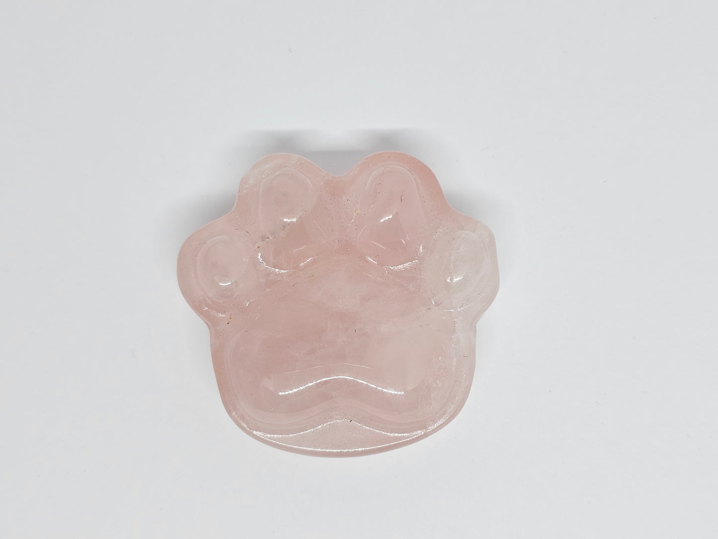 Rose Quartz Paw Print