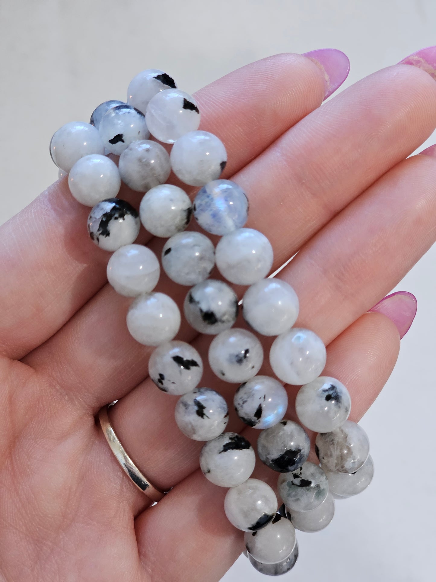Rainbow Moonstone Bracelet