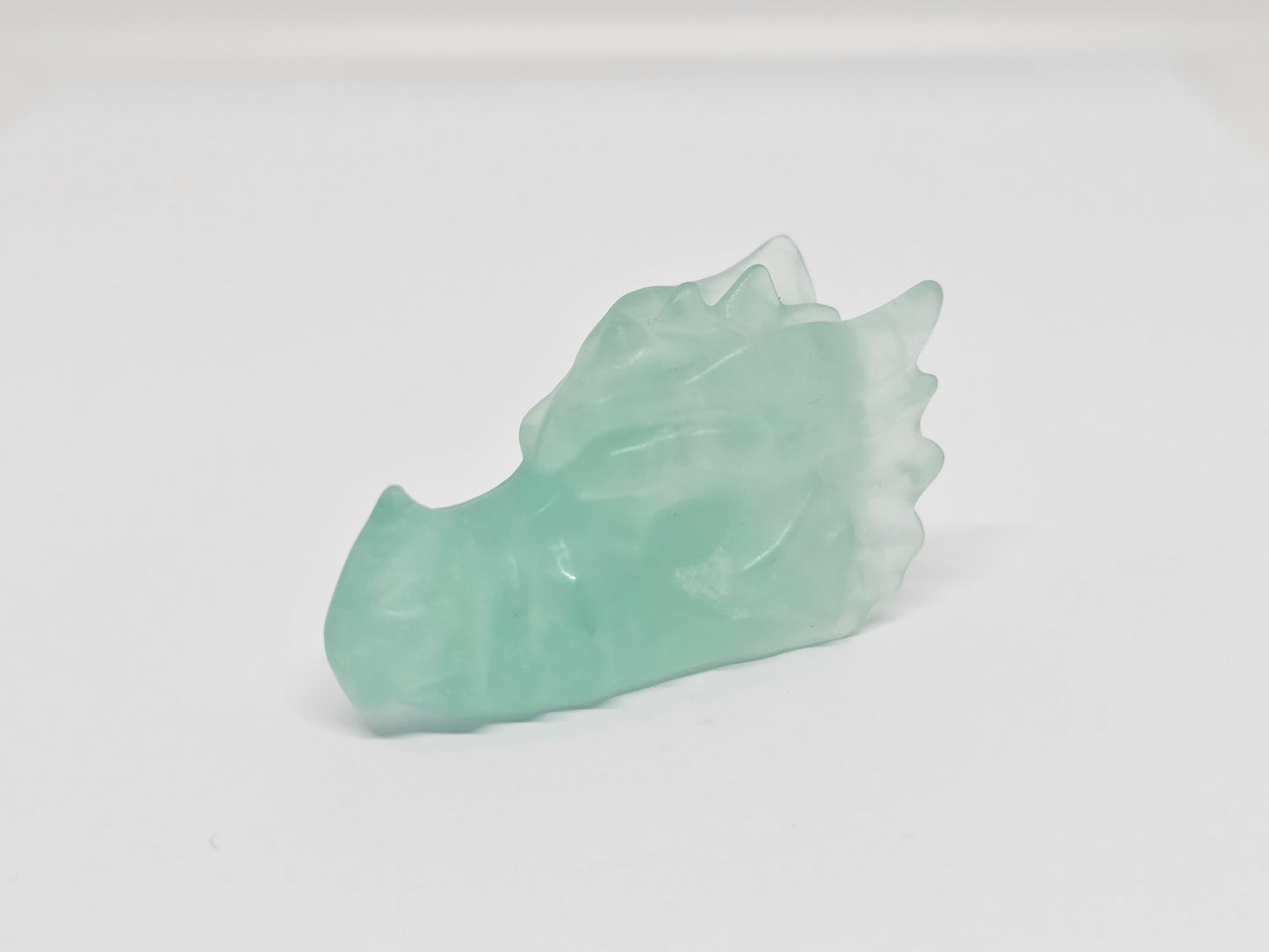 Green Fluorite Dragon Head