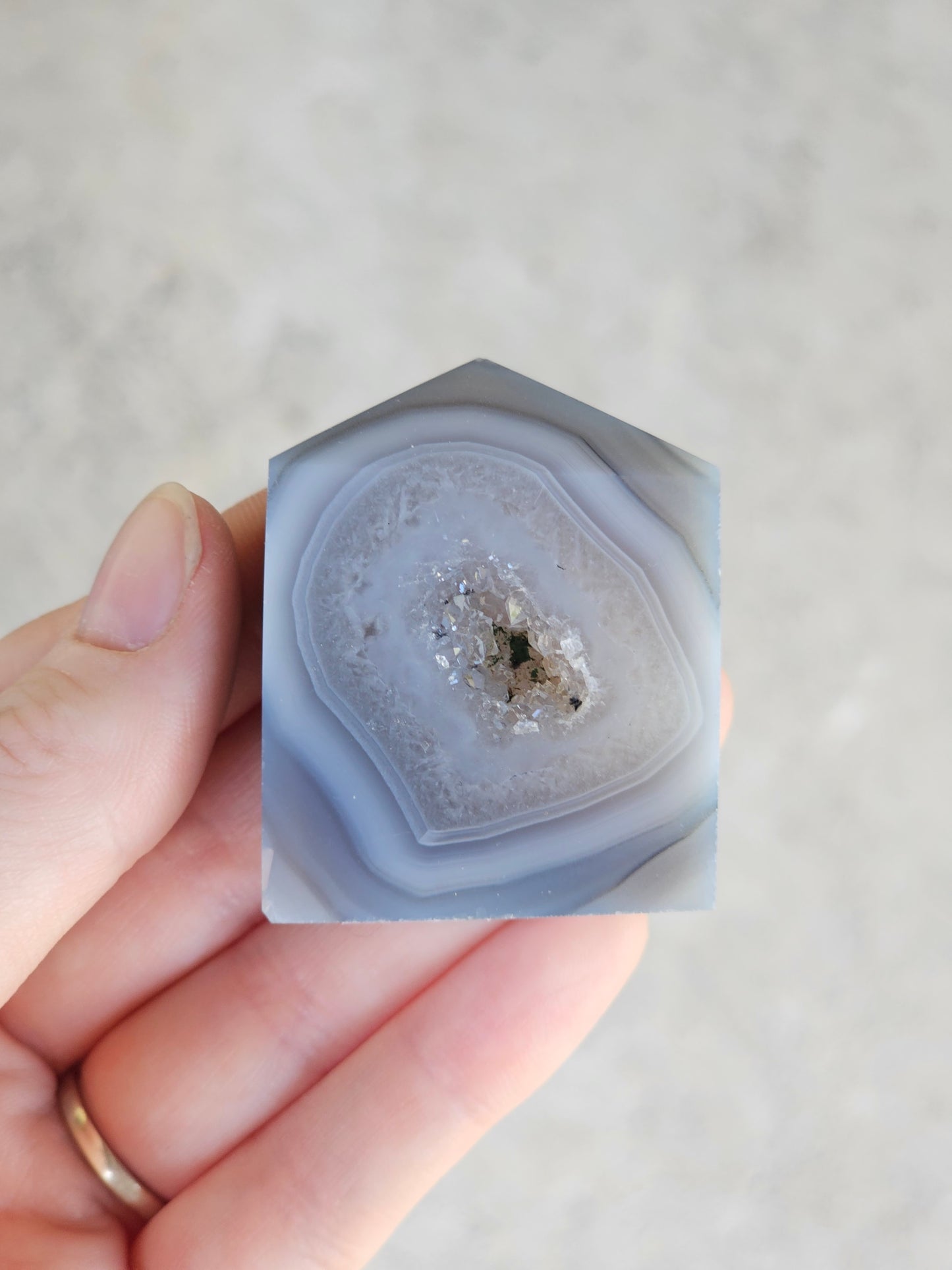 Small Druzy Agate Tower