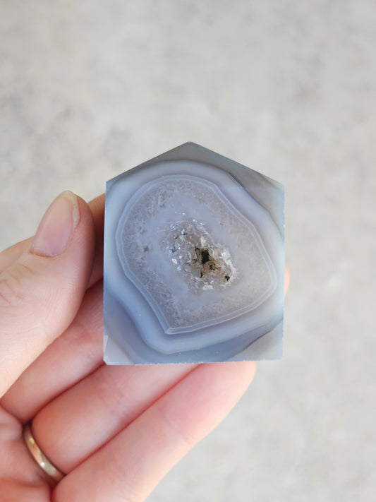 Small Druzy Agate Tower