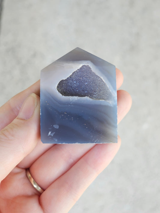 Small Druzy Agate Tower