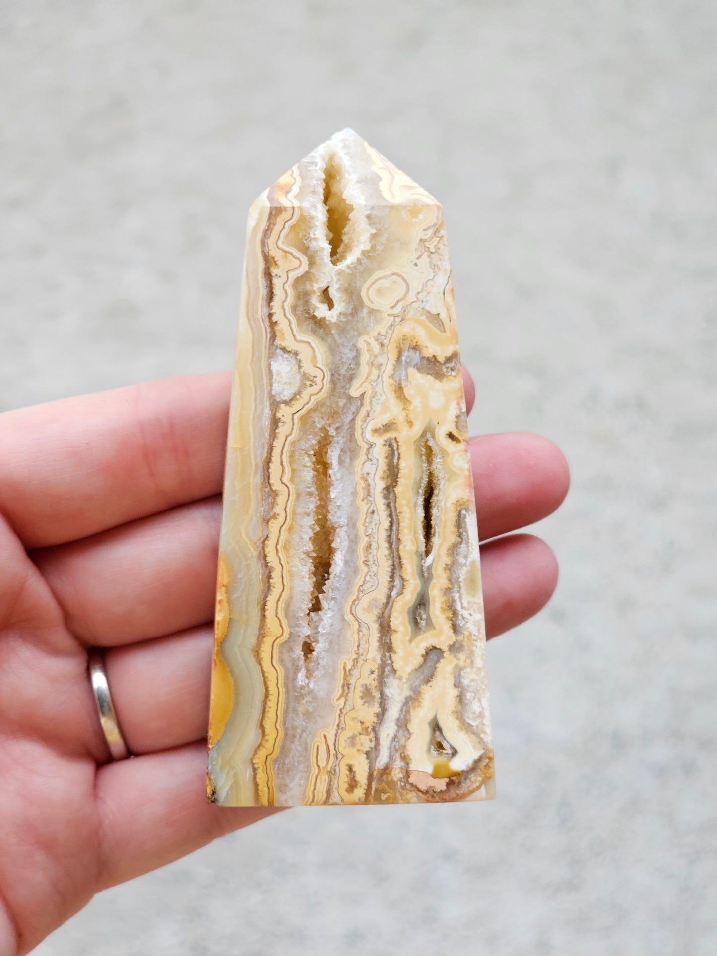 Crazy Lace Agate Tower