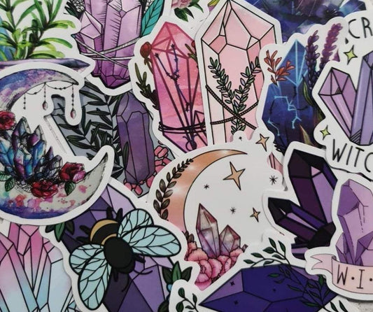 Crystal Stickers x10