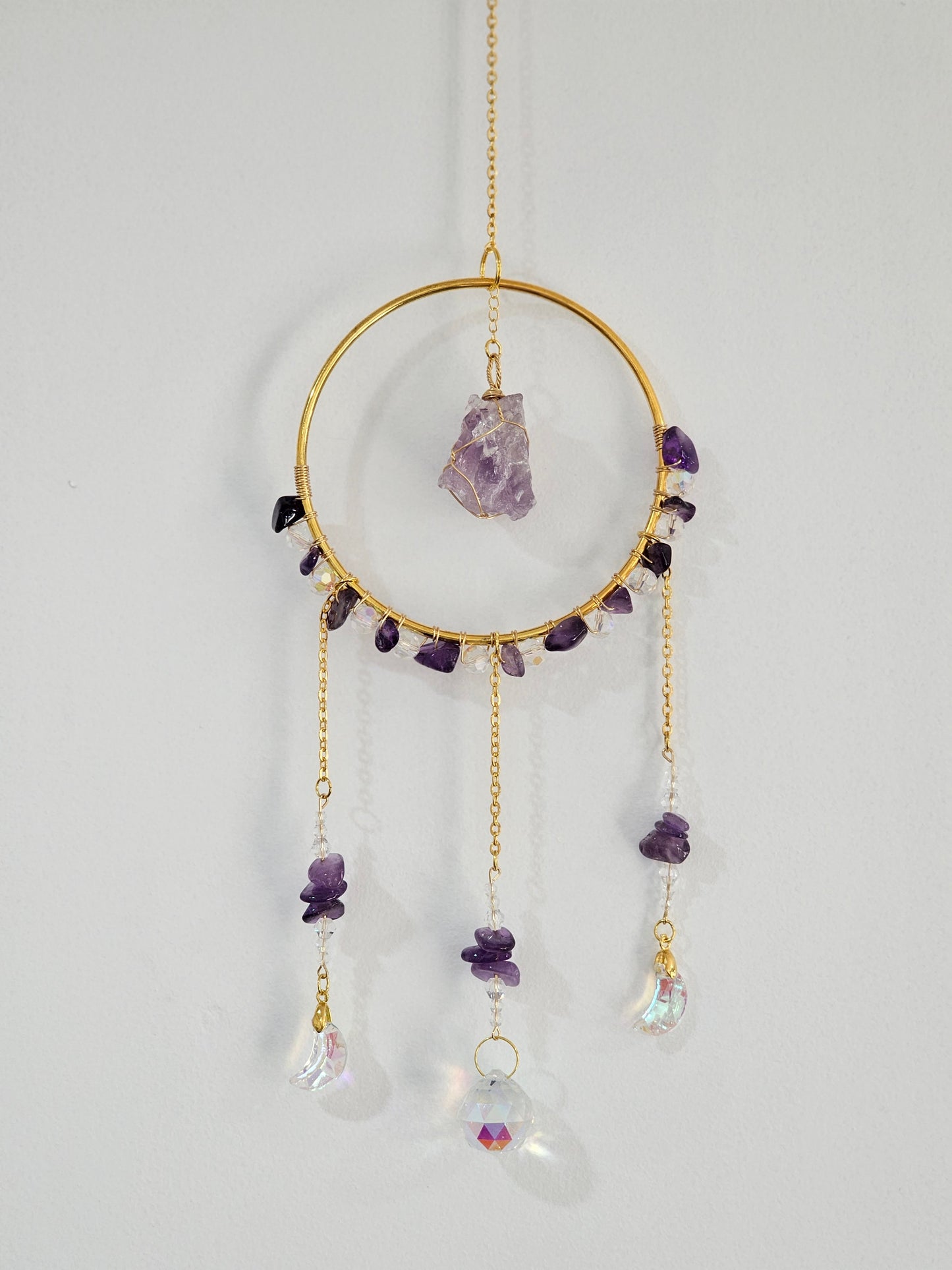 Amethyst Circle Suncatcher