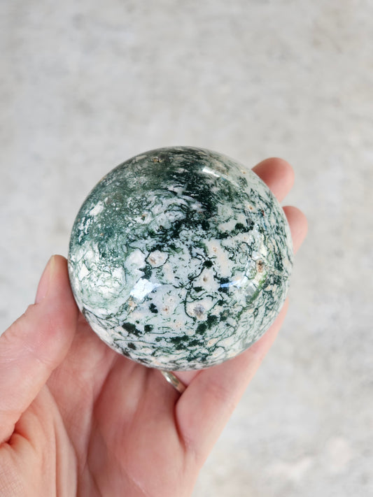 Moss Agate Sphere