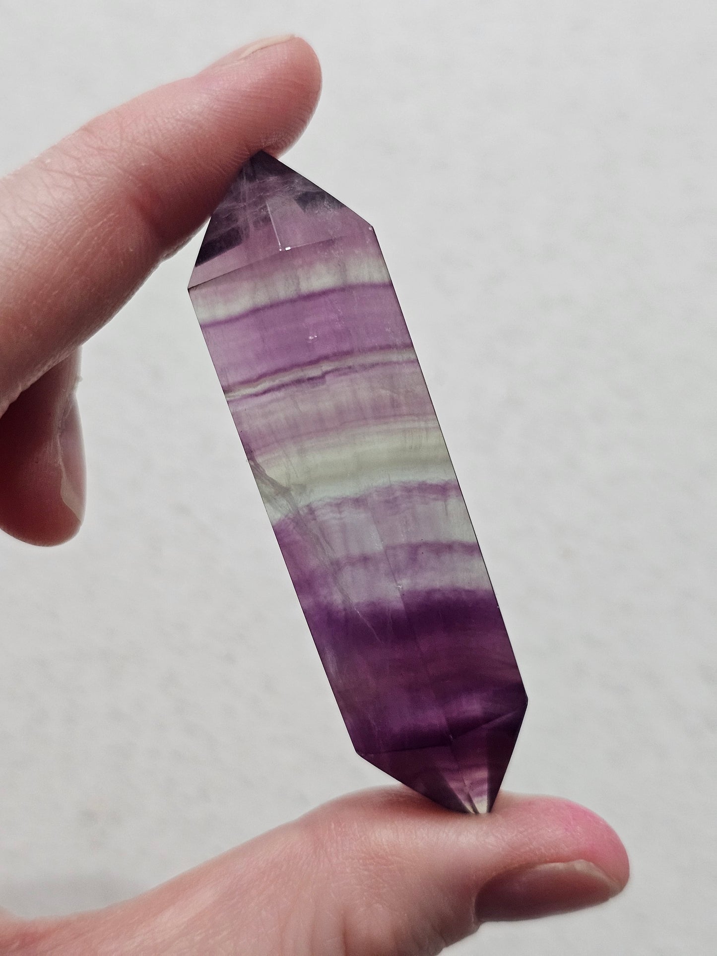 Rainbow Fluorite Double Point