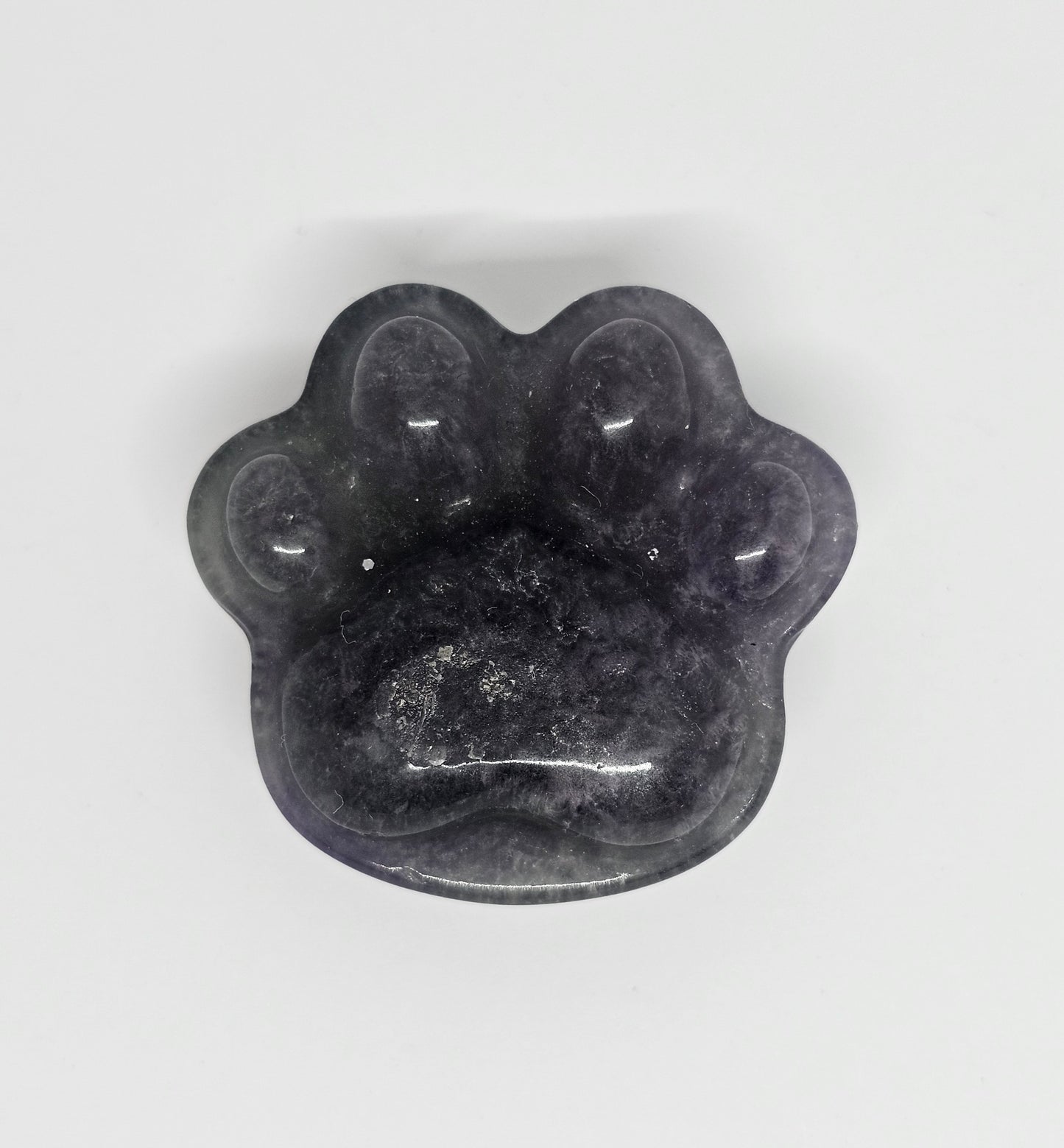 Rainbow Fluorite Paw Print