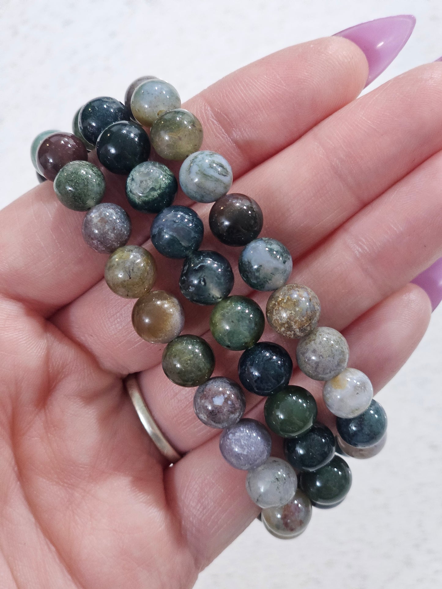 Moss Agate Bracelet