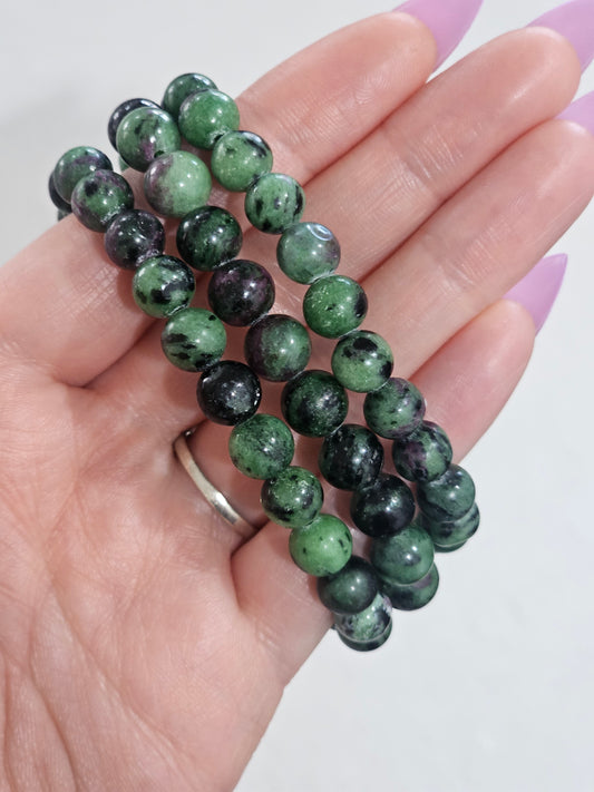 Ruby Zoisite Bracelet