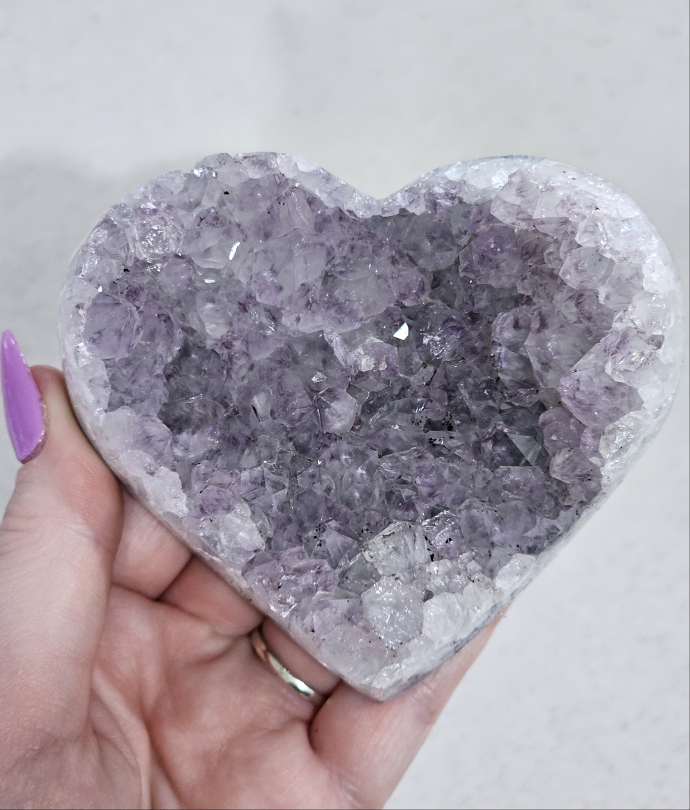 Amethyst Heart