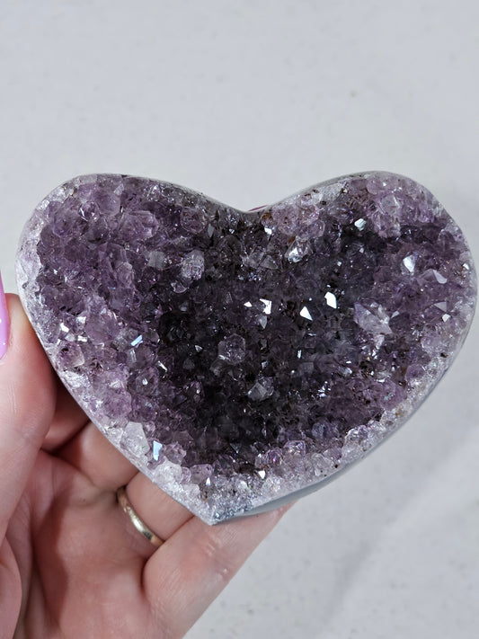 Amethyst Heart