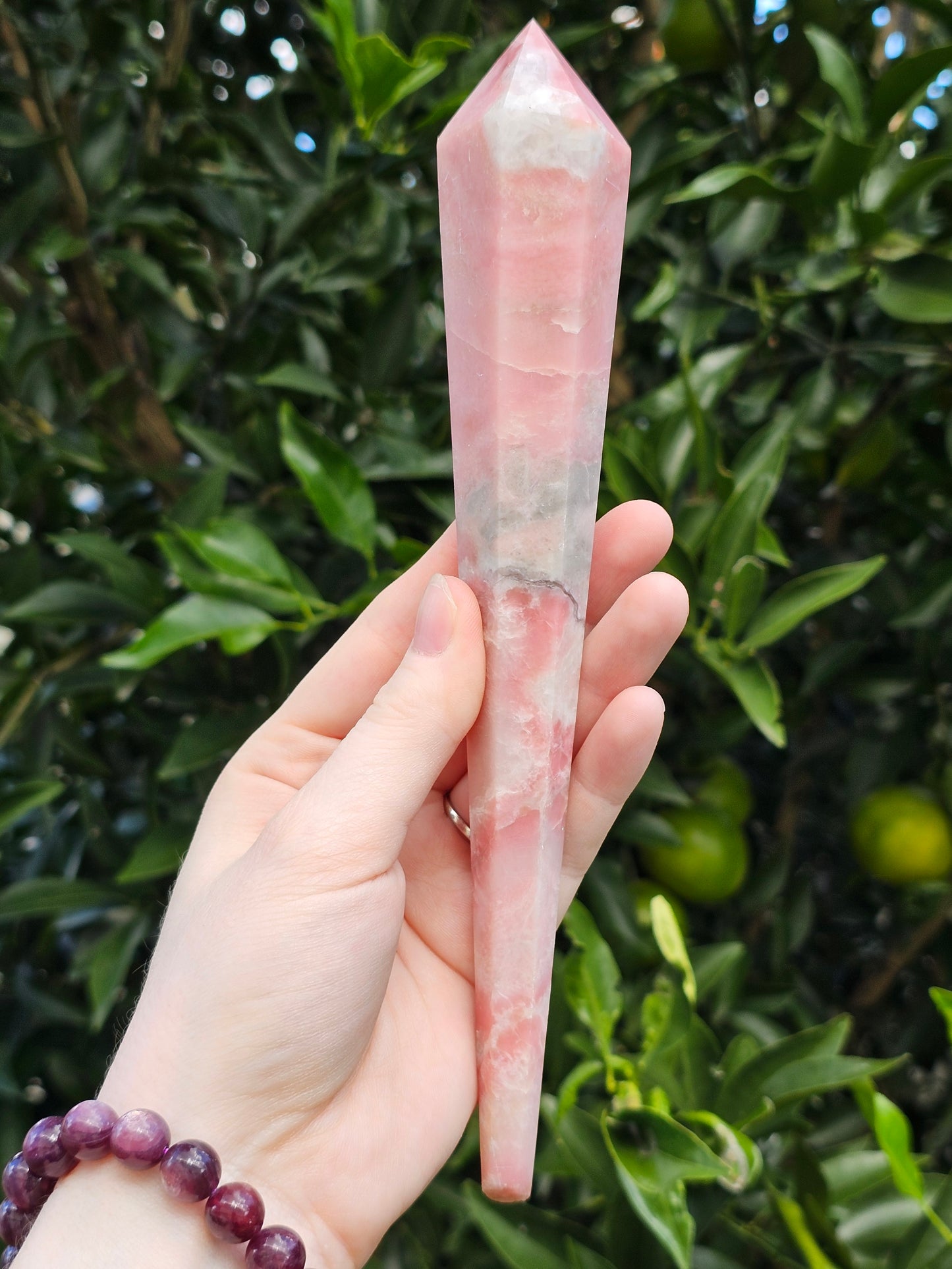 Pink Opal Wand