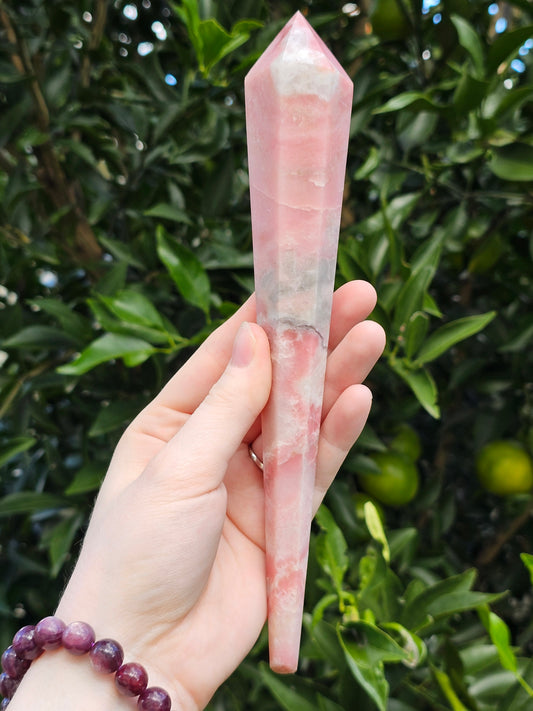 Pink Opal Wand