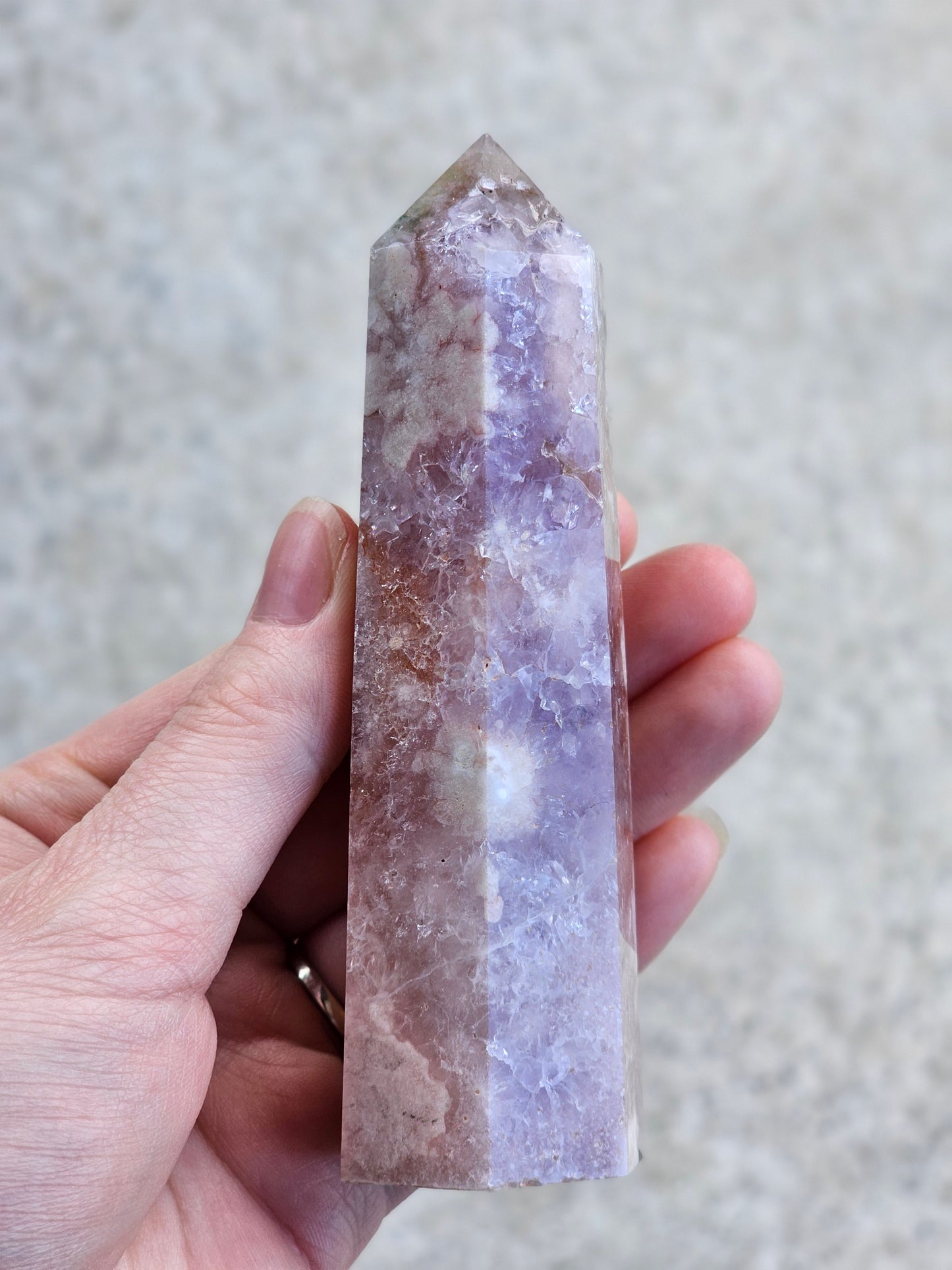 Amethyst Flower Agate Tower