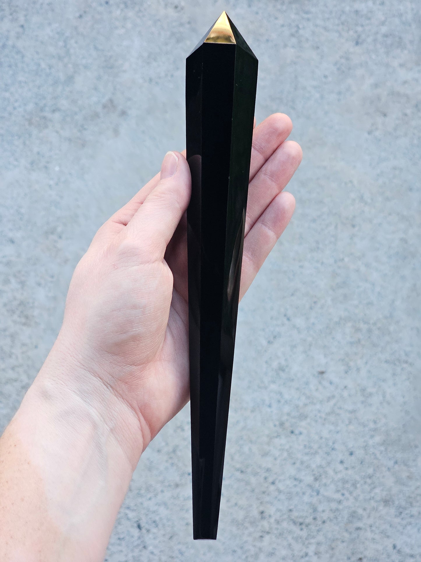 Black Obsidian Wand