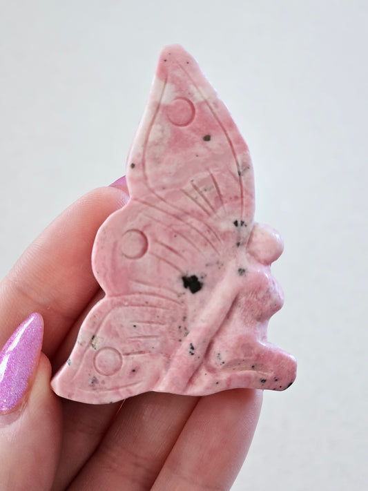 Peruvian Rhodonite Fairy