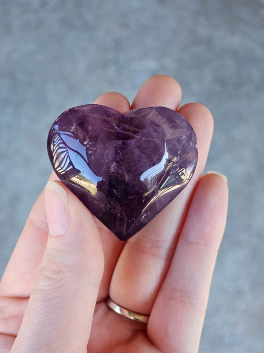 Amethyst Heart