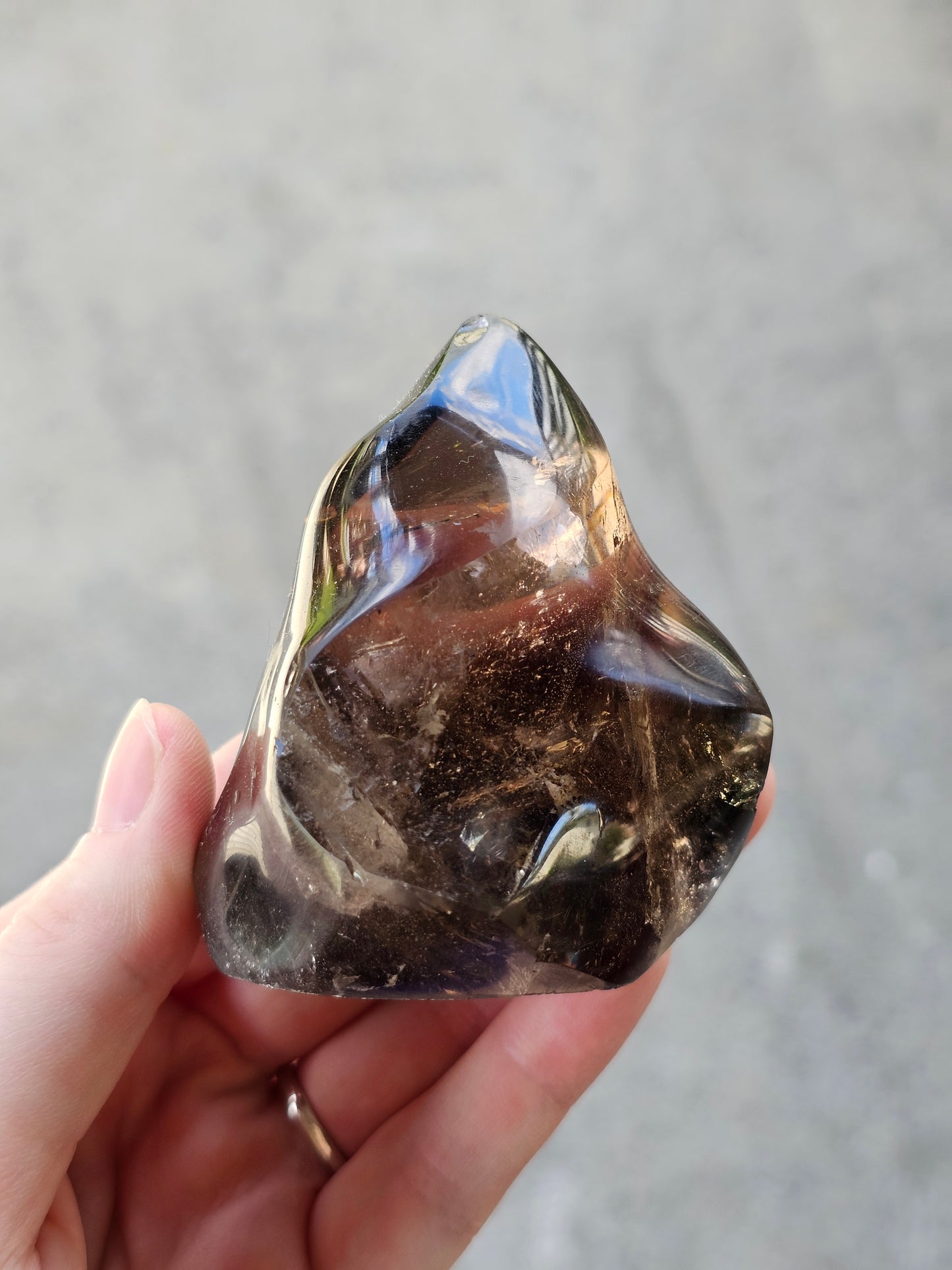 Smokey Quartz Flame