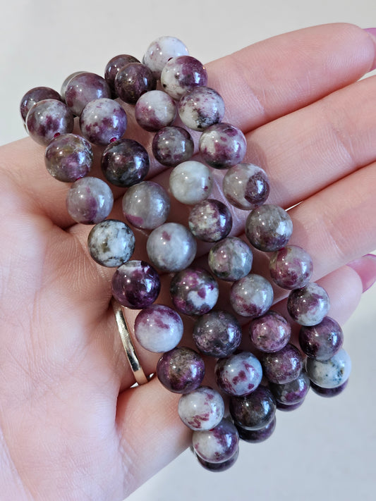 Plum Tourmaline Bracelet