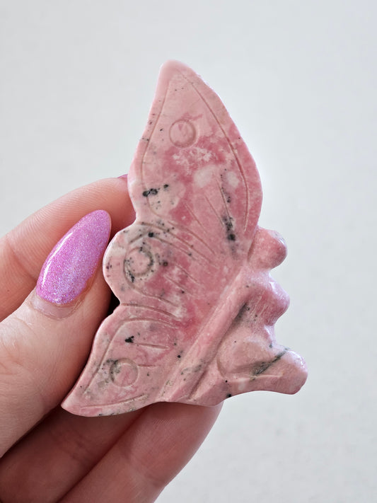 Peruvian Rhodonite Fairy