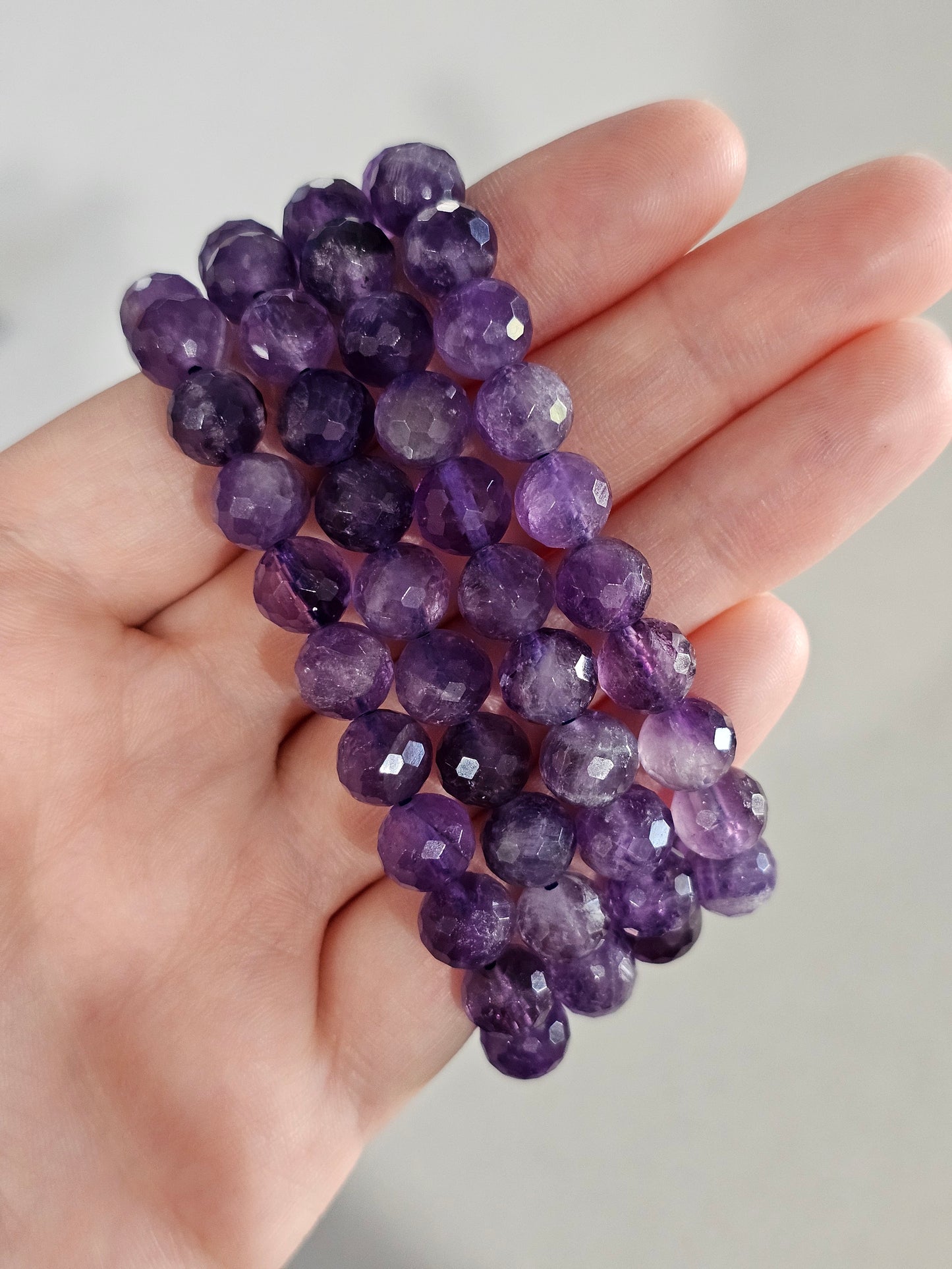 Amethyst Faceted Bracelet