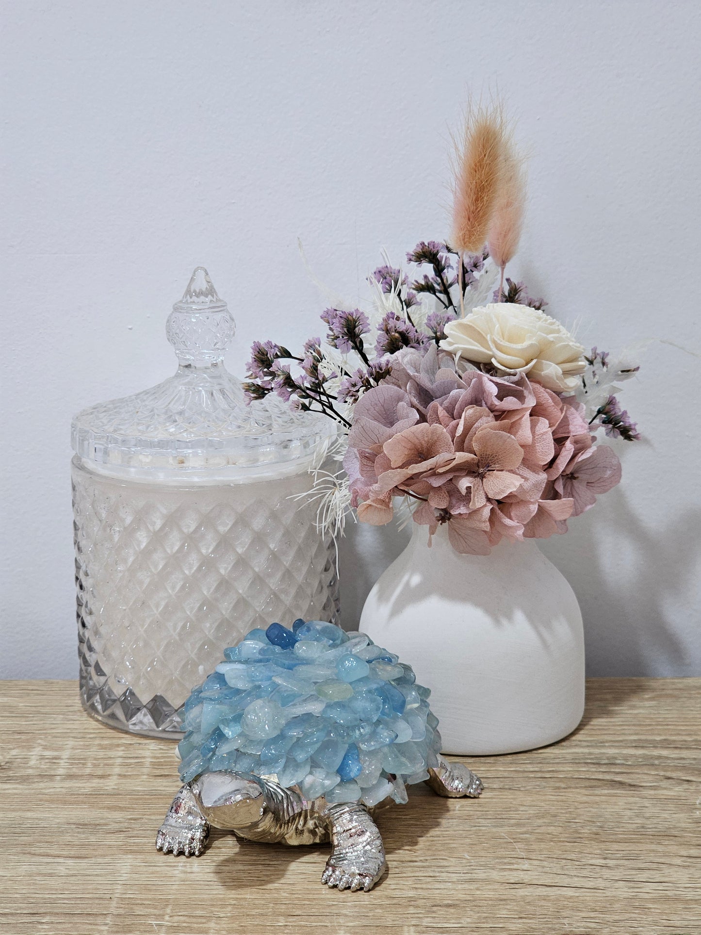 Aquamarine Turtle Crystal Light