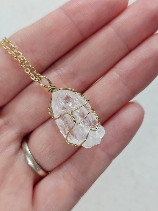 Clear Quartz Necklace