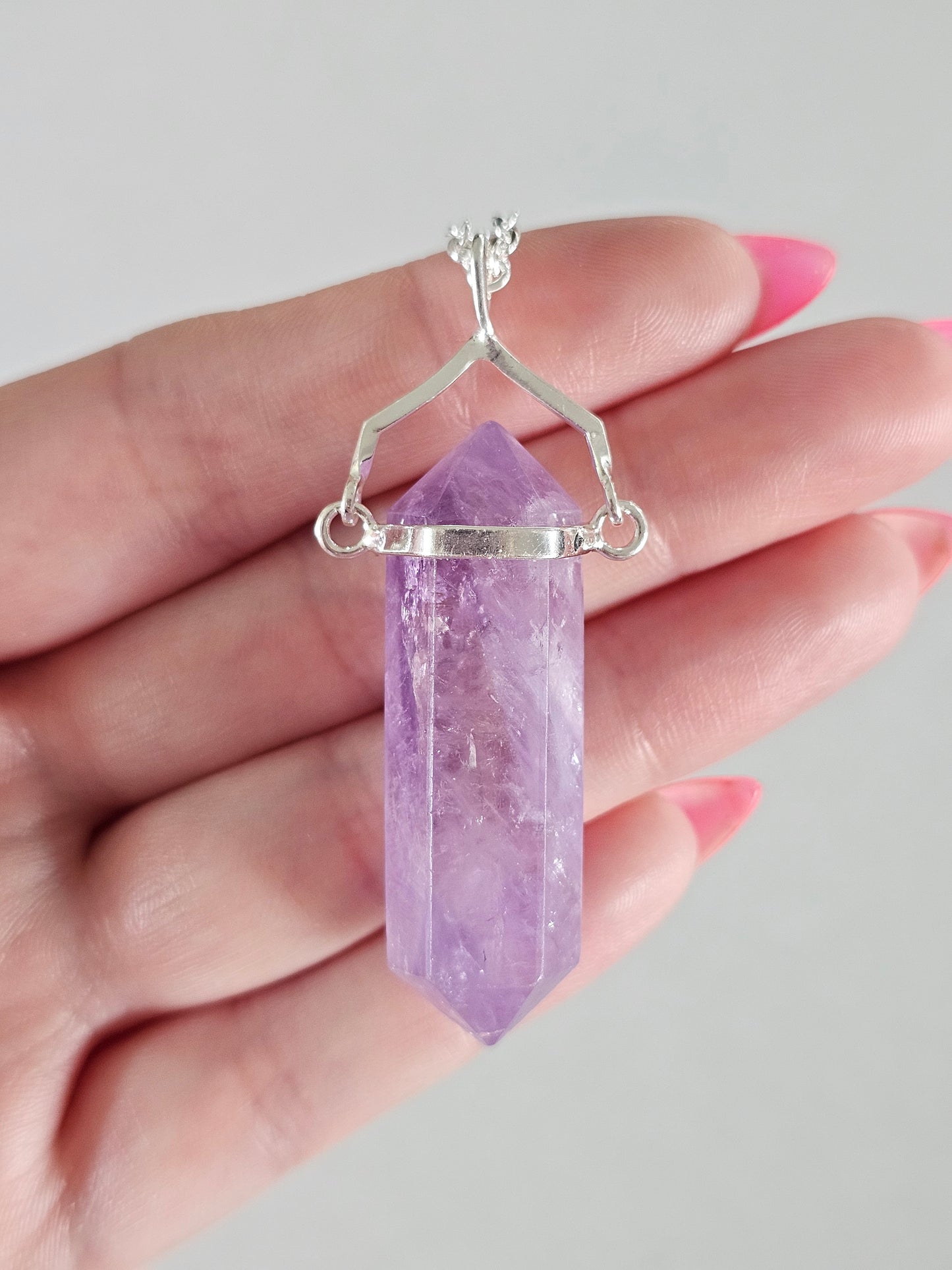 Tranquil Spirit Amethyst Pendant