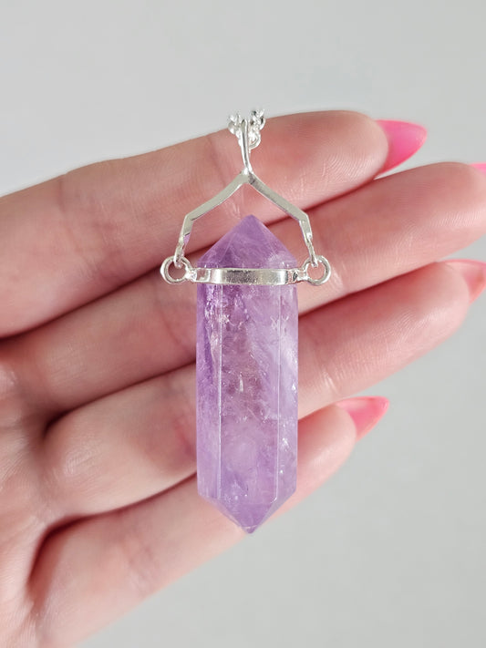 Tranquil Spirit Amethyst Pendant