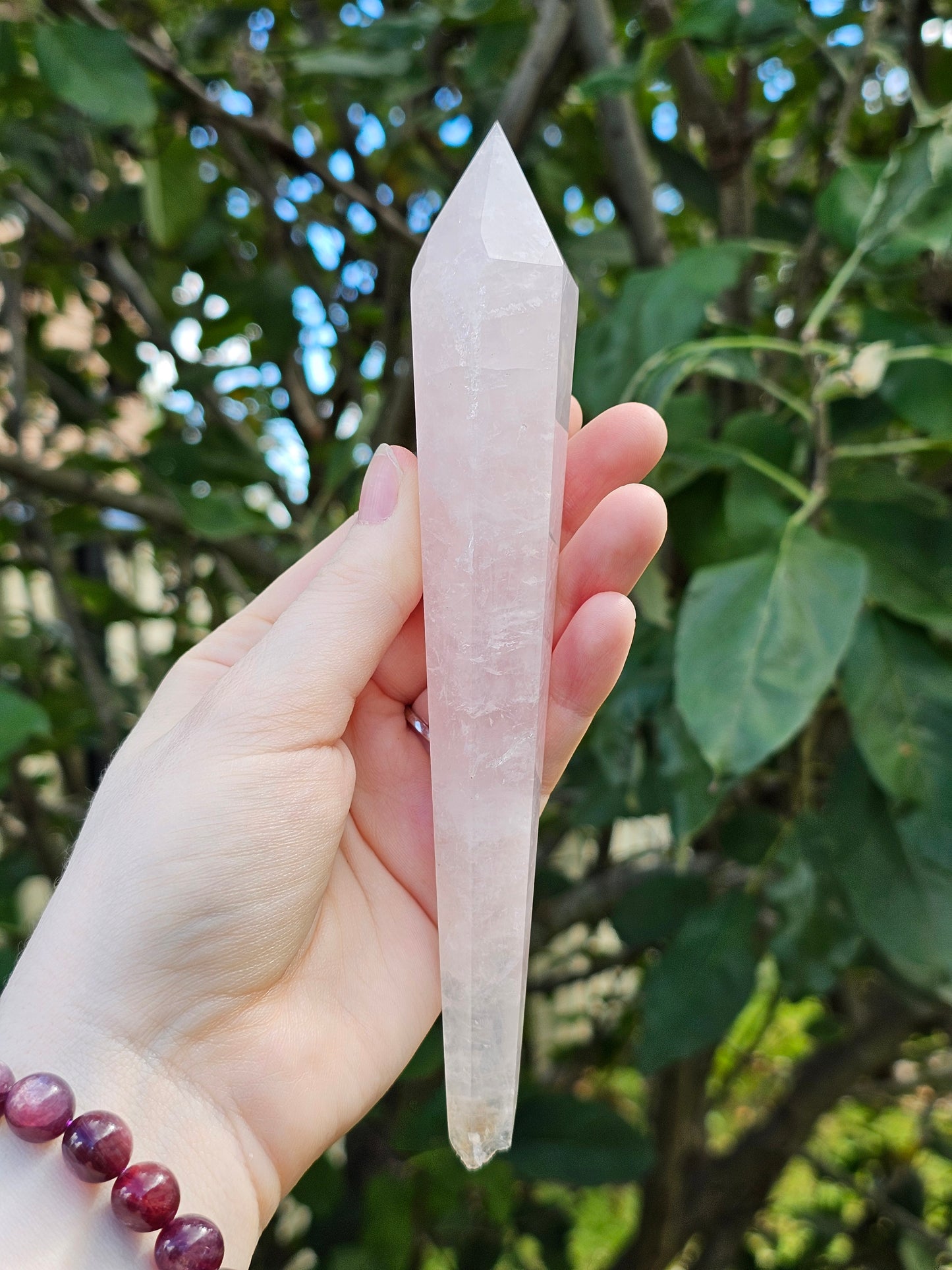 Rose Quartz Wand