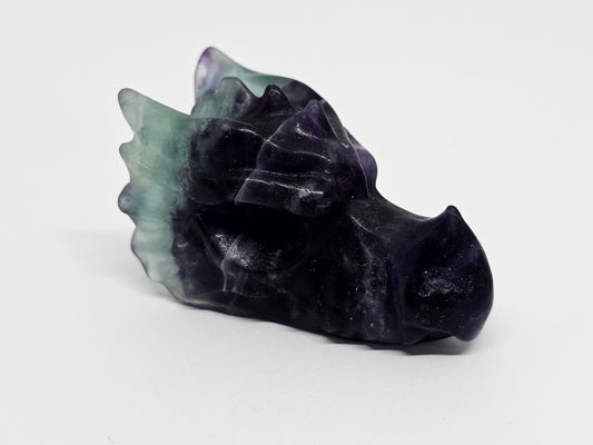 Rainbow Fluorite Dragon Head