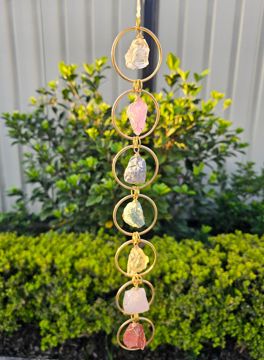 Large Chakra Crystal Hanger