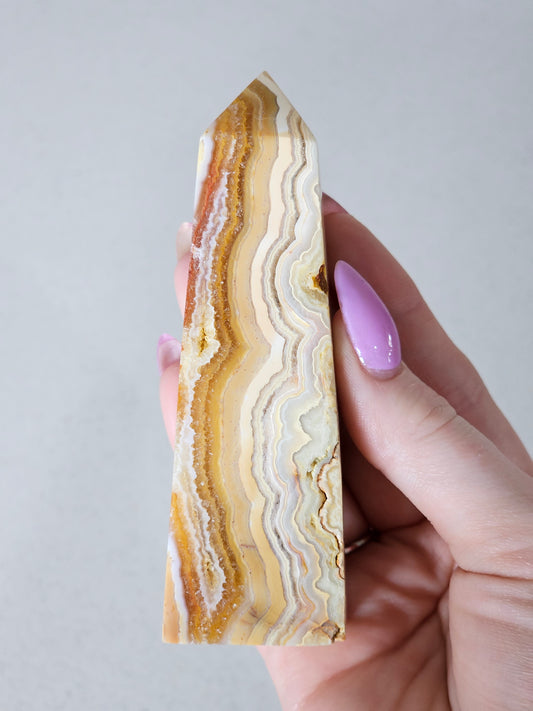 Yellow Crazy Lace Agate