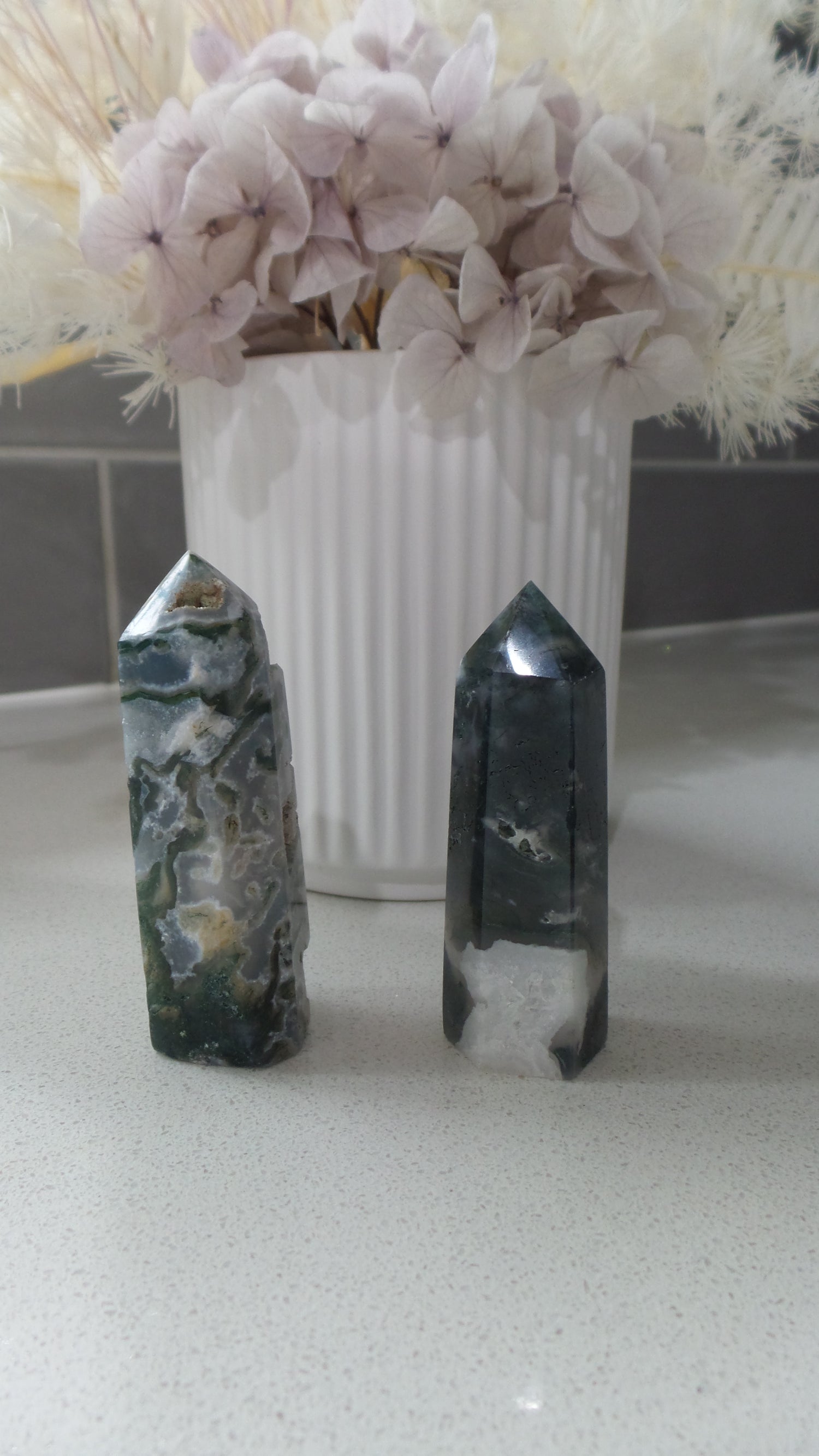 moss agate crystal 