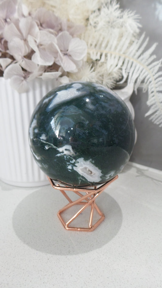 Moss Agate Sphere