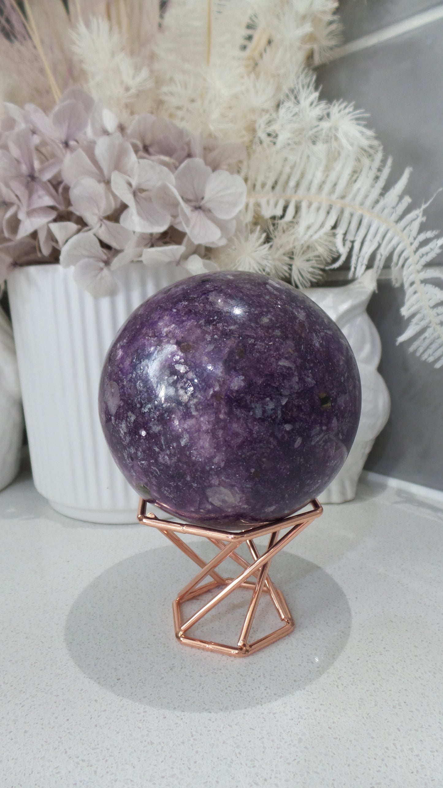 Sphere Stand- Rose Gold