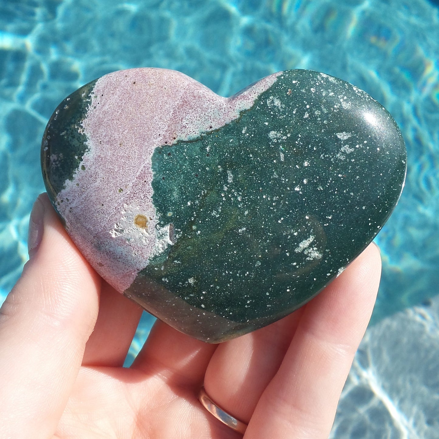 Ocean Jasper Heart