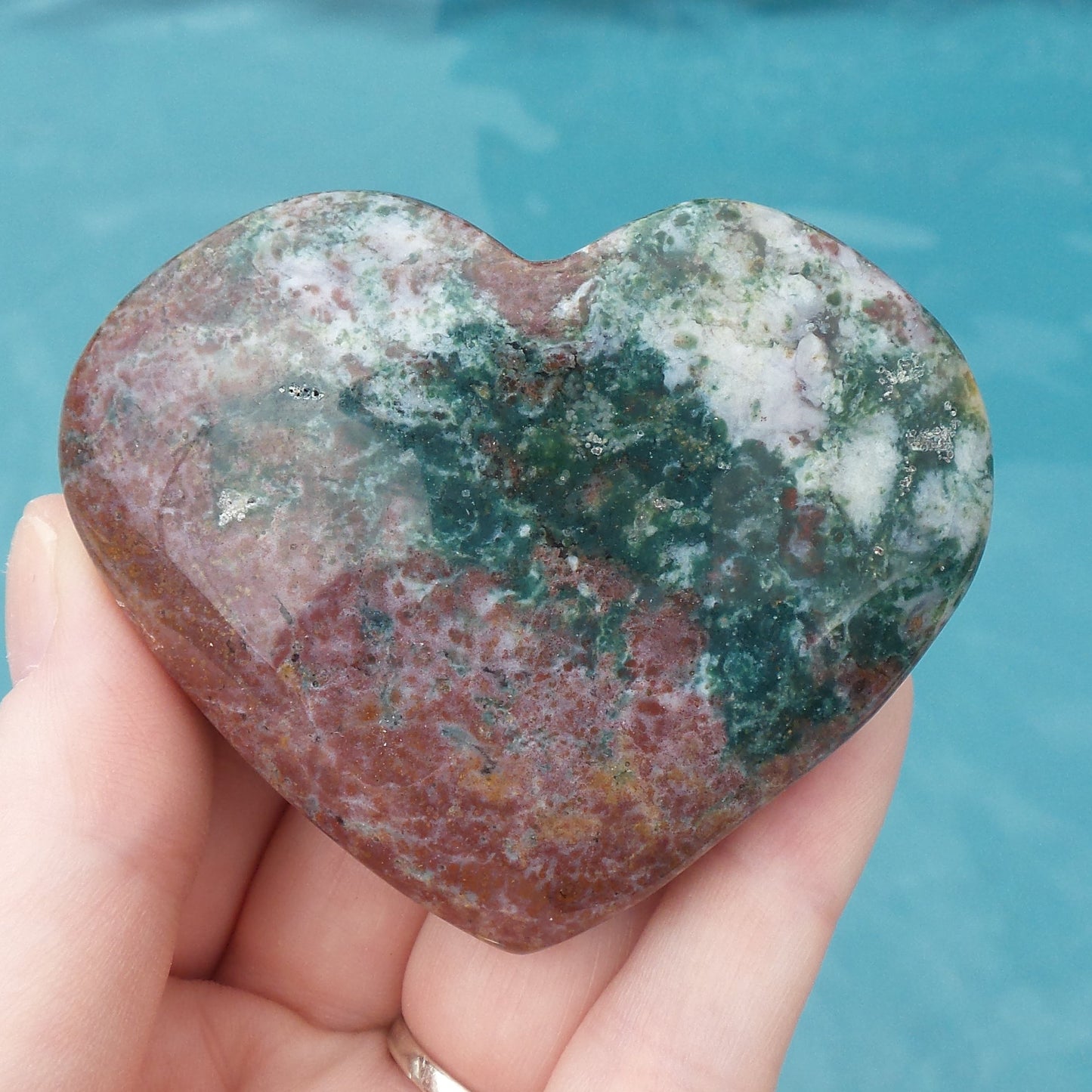 Ocean Jasper Heart