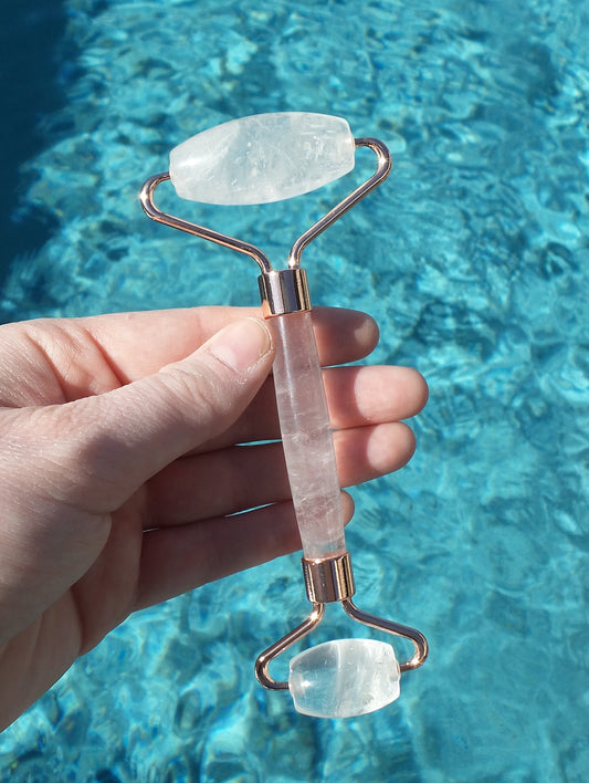 Clear Quartz Facial Roller