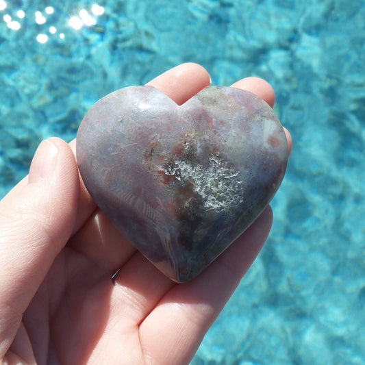 Ocean Jasper Heart