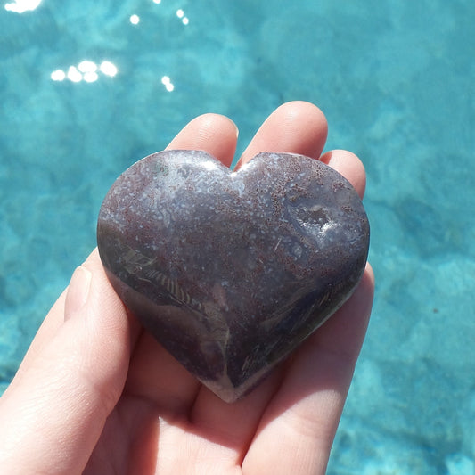 Ocean Jasper Heart