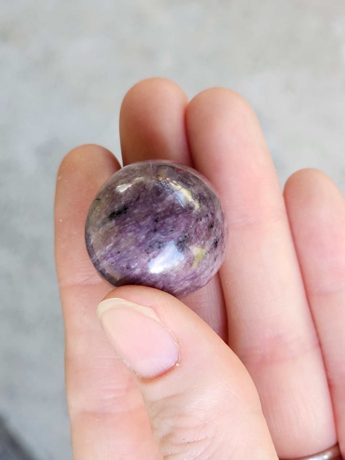 Charoite Sphere