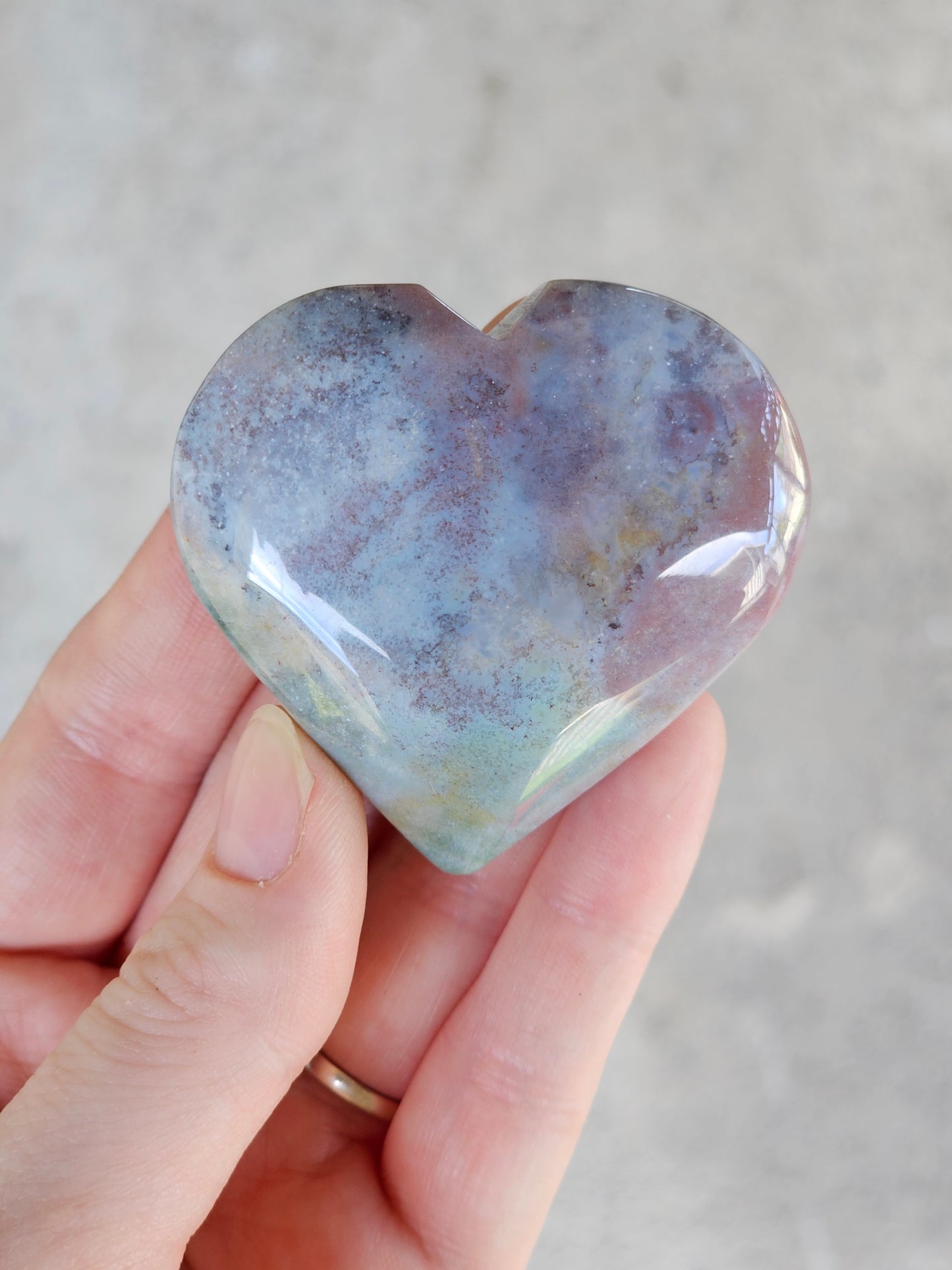 Ocean Jasper Heart