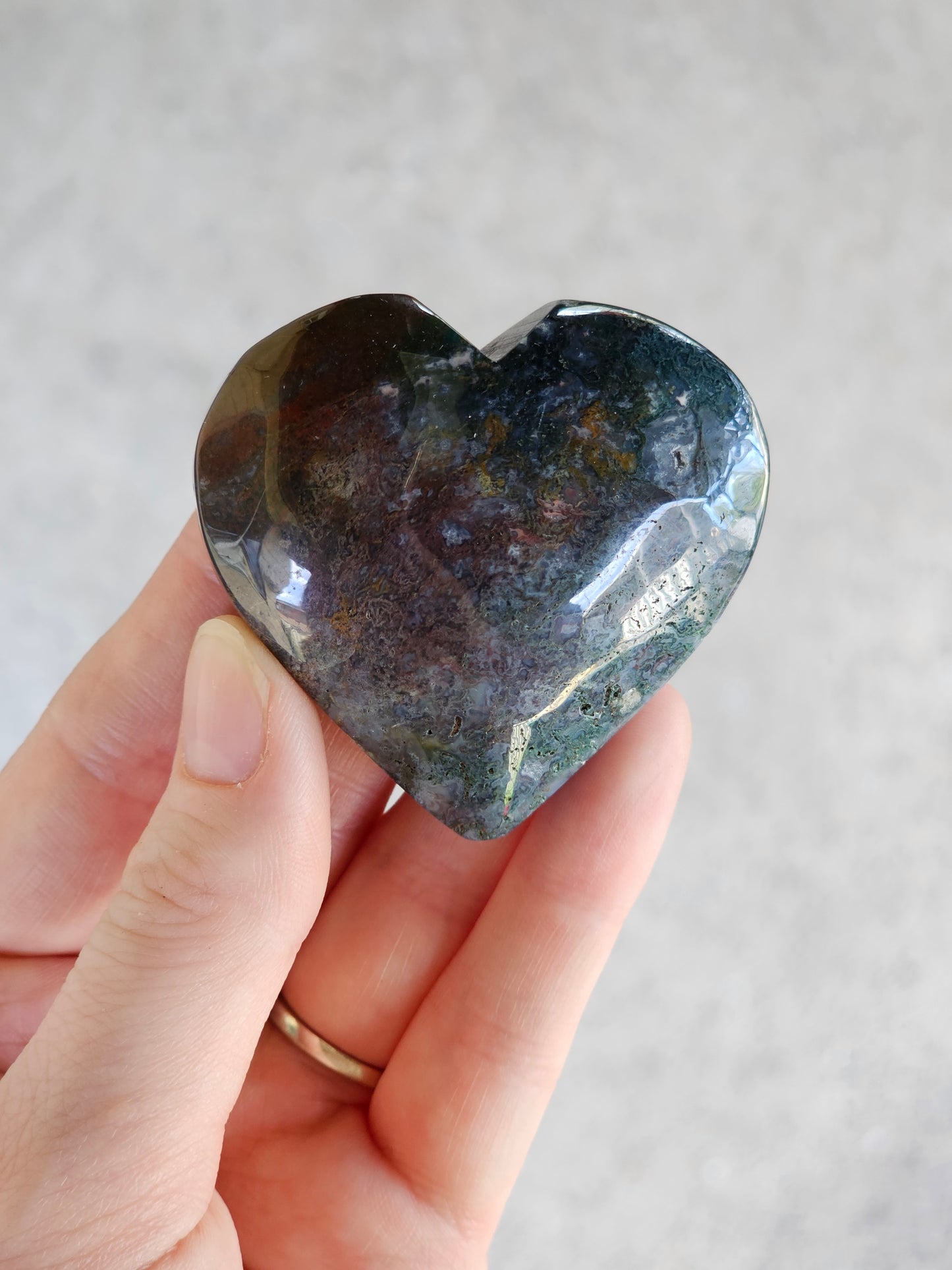 Ocean Jasper Heart